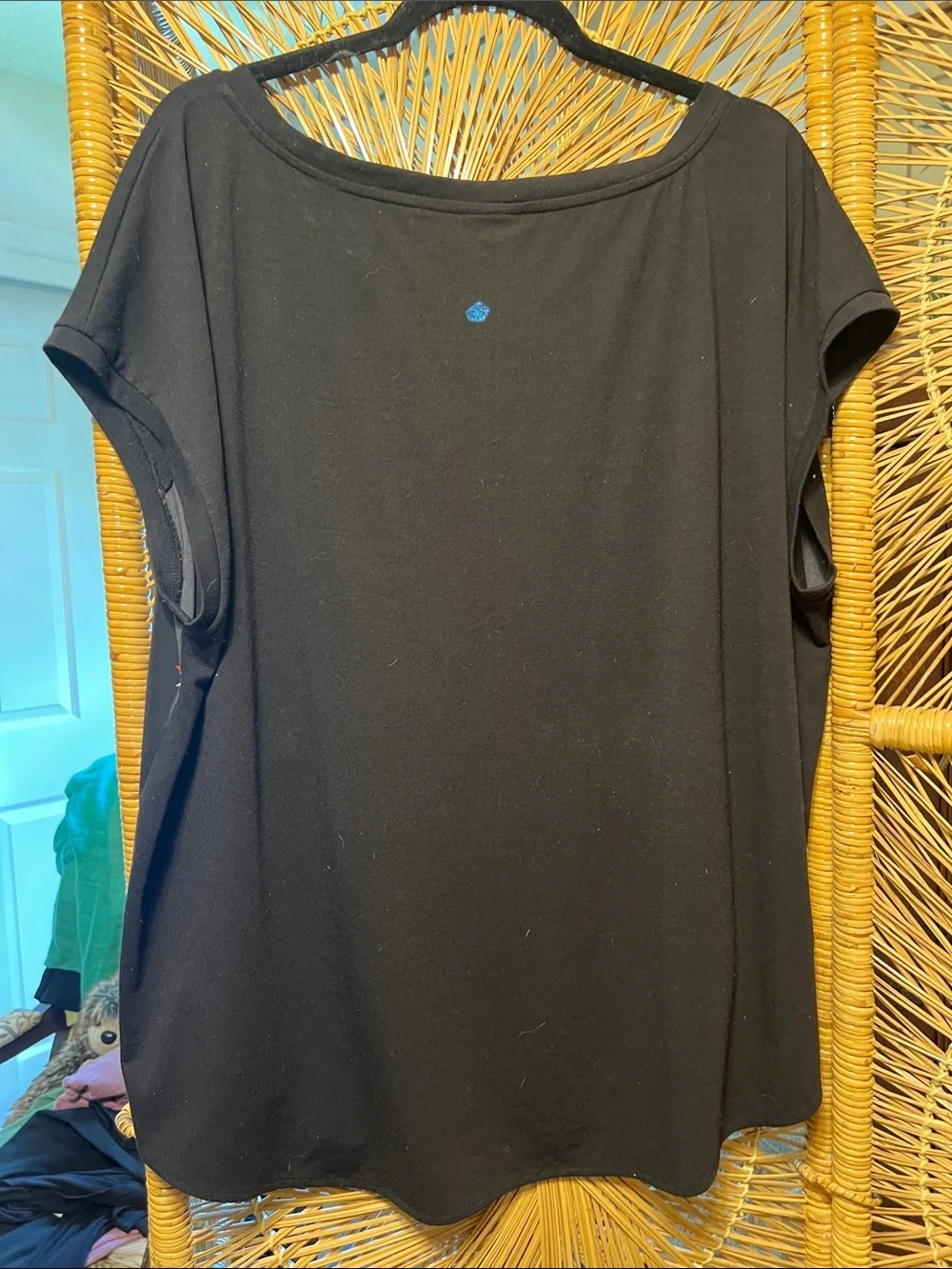 Two torrid Tops Size 1 - Short Sleeve Bicycle Print & Sleeveless Bird Print - Picture 10 of 15